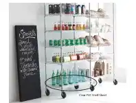 Howards Storage World Easy-Build Shelf Sheet W66 x D36cm Clear PVC offer