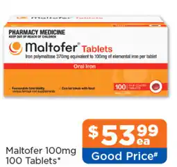 Good Price Pharmacy Maltofer 100mg offer