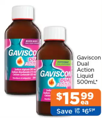 Good Price Pharmacy Gaviscon Dual Action Liquid offer