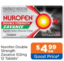 Good Price Pharmacy Nurofen Double Strength Zavance offer