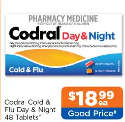 Good Price Pharmacy Codral Cold & Flu Day & Night offer