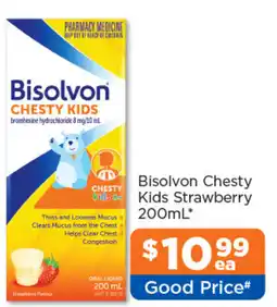Good Price Pharmacy Bisolvon Chesty Kids Strawberry offer