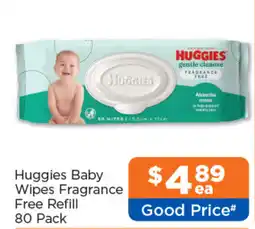 Good Price Pharmacy Huggies Baby Wipes Fragrance Free Refill offer
