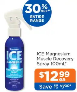 Good Price Pharmacy Ice magnesium muscle recovery spray offer