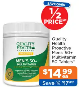 Good Price Pharmacy Quality Health Proactive Mens 50+ Multivitamin offer