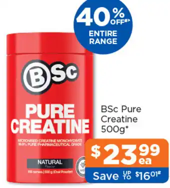 Good Price Pharmacy BSc Pure Creatine offer
