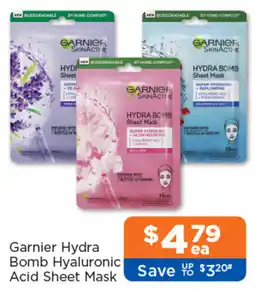 Good Price Pharmacy Garnier Hydra Bomb Hyaluronic Acid Sheet Mask offer