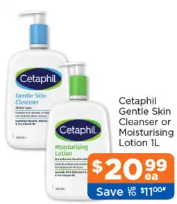 Good Price Pharmacy Cetaphil Gentle Skin Cleanser or Moisturising Lotion offer