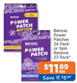Good Price Pharmacy Benzac Power Patches or Skin Restore offer