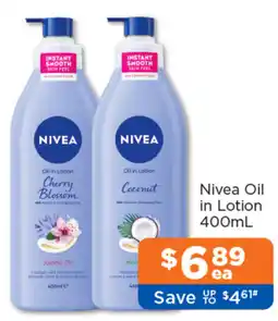 Good Price Pharmacy Nivea Oil in Lotion offer