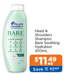 Good Price Pharmacy Head & Shoulders Shampoo Bare Soothing Hydration offer
