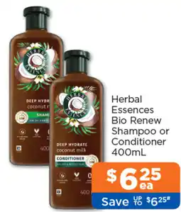Good Price Pharmacy Herbal Essences Bio Renew Shampoo or Conditioner offer