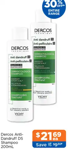 Good Price Pharmacy Dercos Anti- Dandruff DS Shampoo offer