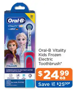 Good Price Pharmacy Oral B Vitality Kids Frozen Electric Toothbrush offer