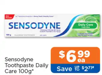 Good Price Pharmacy Sensodyne Toothpaste Daily Care offer