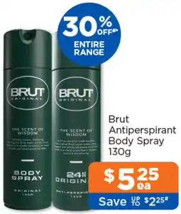 Good Price Pharmacy Brut Antiperspirant Body Spray offer