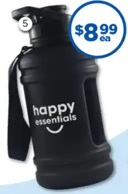 Good Price Pharmacy Happy Essentials Flip Top Sports Bottle offer
