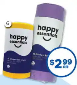 Good Price Pharmacy Happy Essentials Bin Liners Medium or Large offer