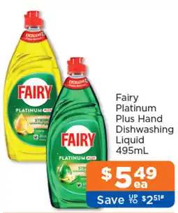 Good Price Pharmacy Fairy Platinum Plus Hand Dishwashing Liquid offer
