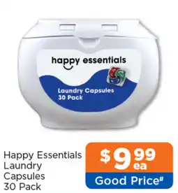 Good Price Pharmacy Happy Essentials Laundry Capsules offer