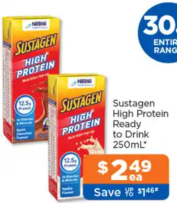 Good Price Pharmacy Sustagen High Protein Ready to Drink offer