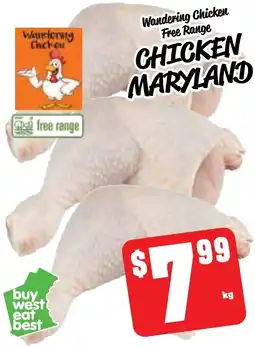 Farmer Jack's Wandering chicken free range chicken maryland offer