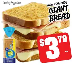 Farmer Jack's Mias giant bread offer