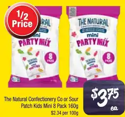 Farmer Jack's The Natural Confectionery Co or Sour Patch Kids Mini offer