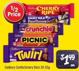Farmer Jack's Cadbury Confectionery Bars offer