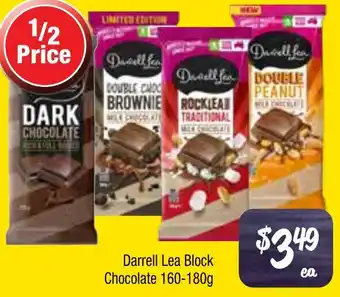 Farmer Jack's Darrell Lea Block Chocolate offer