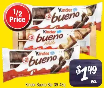 Farmer Jack's Kinder Bueno Bar offer