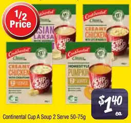 Farmer Jack's Continental Cup A Soup 2 Serve offer