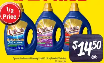 Farmer Jack's Dynamo Professional Laundry Liquid offer