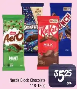 Farmer Jack's Nestle Block Chocolate offer