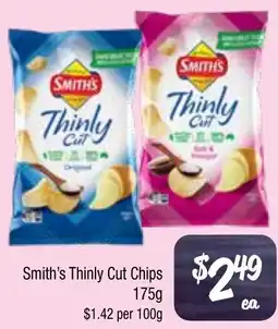 Farmer Jack's Smiths Thinly Cut Chips offer