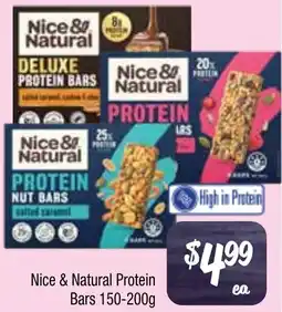 Farmer Jack's Nice & Natural Protein Bars offer