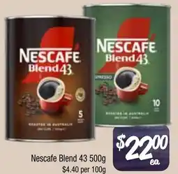 Farmer Jack's Nescafe Blend 43 offer
