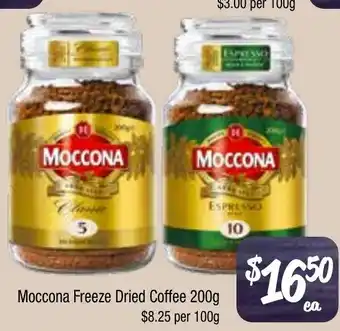 Farmer Jack's Moccona Freeze Dried Coffee offer
