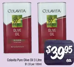 Farmer Jack's Colavita Pure Olive Oil offer