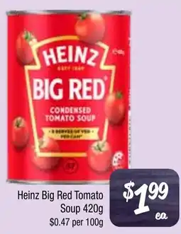 Farmer Jack's Heinz Big Red Tomato Soup offer
