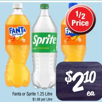 Farmer Jack's Fanta or Sprite offer