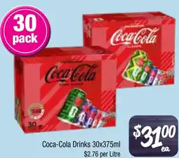 Farmer Jack's Coca Cola Drinks offer
