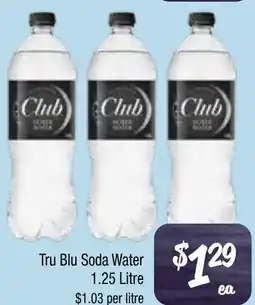 Farmer Jack's Tru Blu Soda Water offer