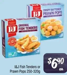 Farmer Jack's I&J Fish Tenders or Prawn Pops offer