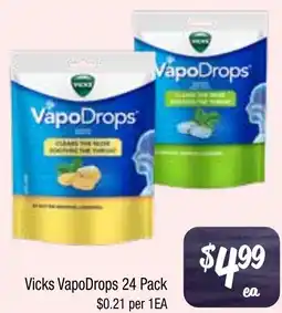 Farmer Jack's Vicks VapoDrops offer