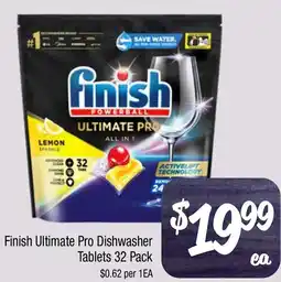 Farmer Jack's Finish Ultimate Pro Dishwasher Tablets offer