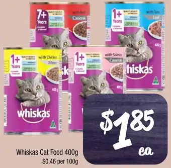 Farmer Jack's Whiskas Cat Food offer