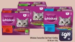 Farmer Jack's Whiskas Favourites Cat Food offer