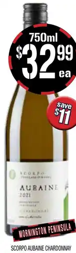 Farmer Jack's Scorpo aubaine chardonnay offer