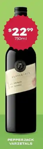 Thirsty Camel Pepperjack varietals offer